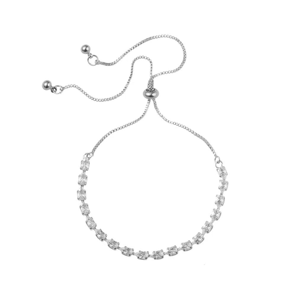 Delicate Zircon Adjustable Bracelet For Women Vera Lux