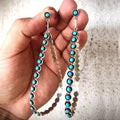 Hollowed-out Large Teardrop Turquoise Earrings Trendy And Unique Vera Lux