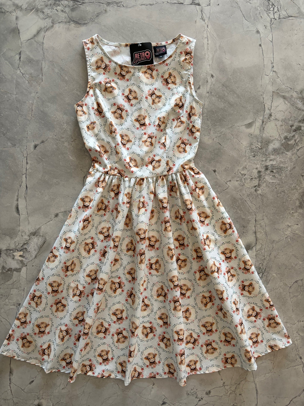 Till the Cows Come Home Vintage Dress Retrolicious