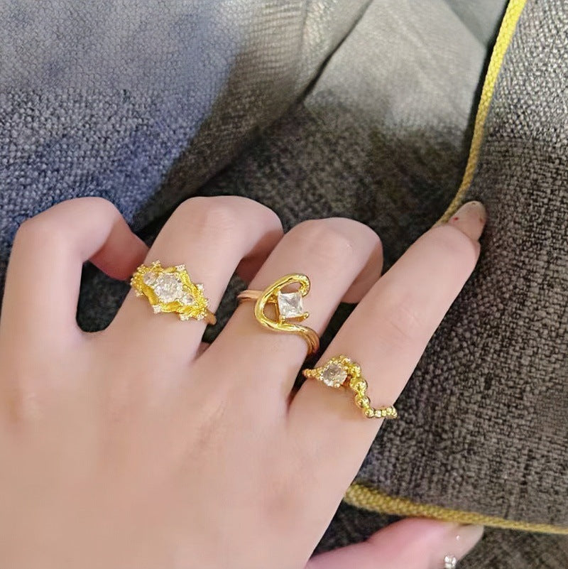Womens Versatile Trendy Niche Ring Vera Lux