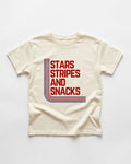 STARS STRIPES & SNACKS TEE - VINTAGE CREAM LITTLE RAD THINGS
