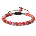 6mm Natural Stone Beads Womens Bracelet Yoga Energy Sports Vera Lux