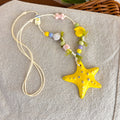 Dopamine Colorful Starfish Beaded Necklace For Women Vera Lux