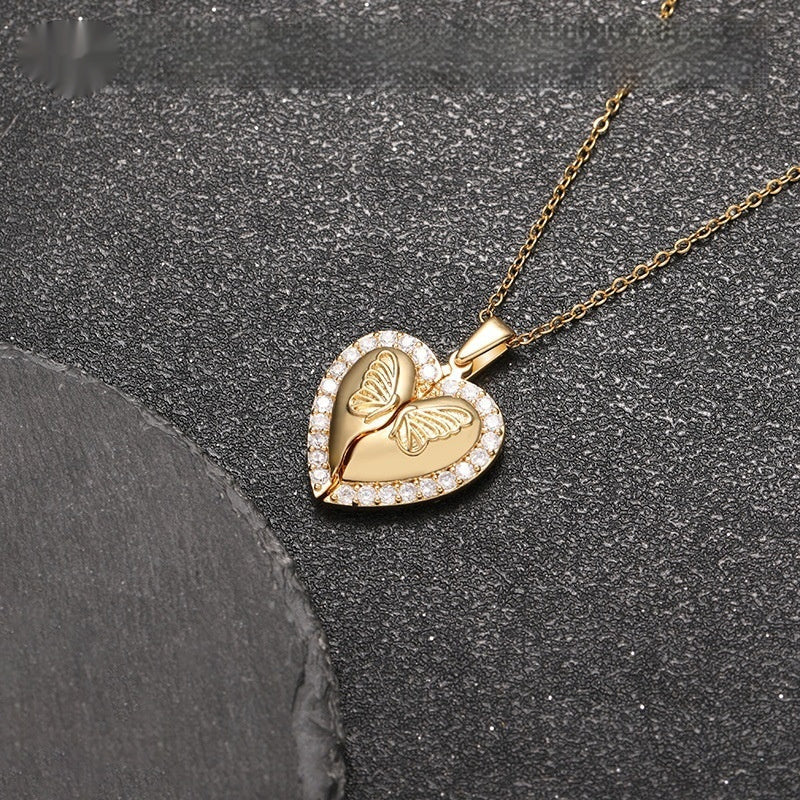 Floral Clavicle Chain Open-and-close Necklace Vera Lux