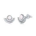 S925 Sterling Silver Opal Earrings For Women Niche Design Style Vera Lux