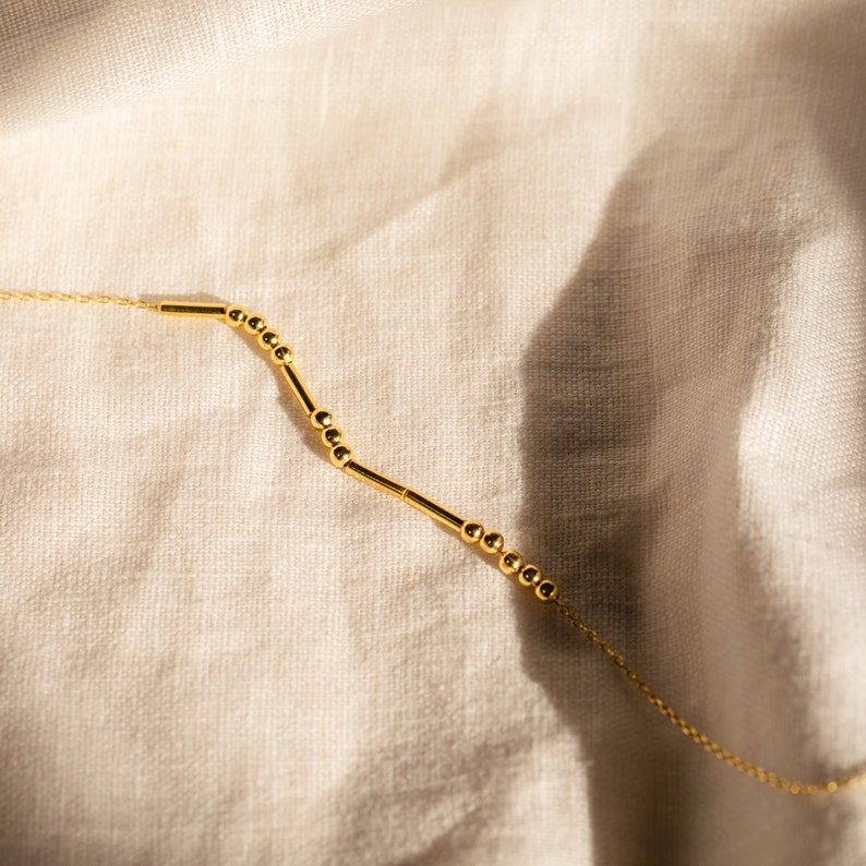 Morse Code Custom Name Necklace Vera Lux