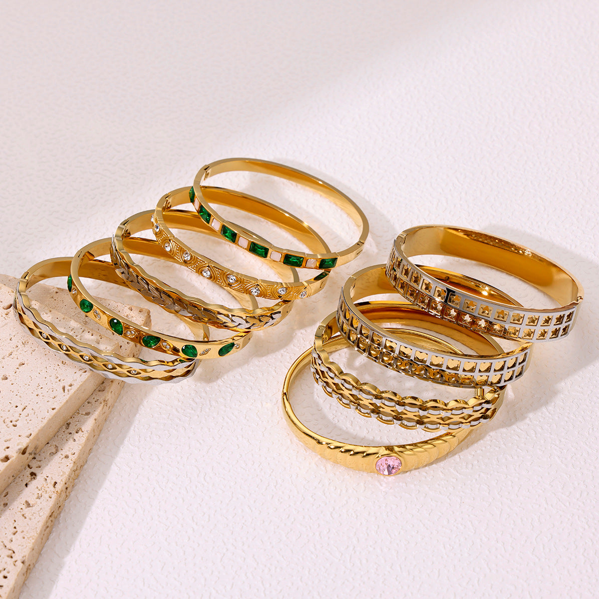 European And American Fashion Fadeless Stainless Steel Jewelry Vera Lux