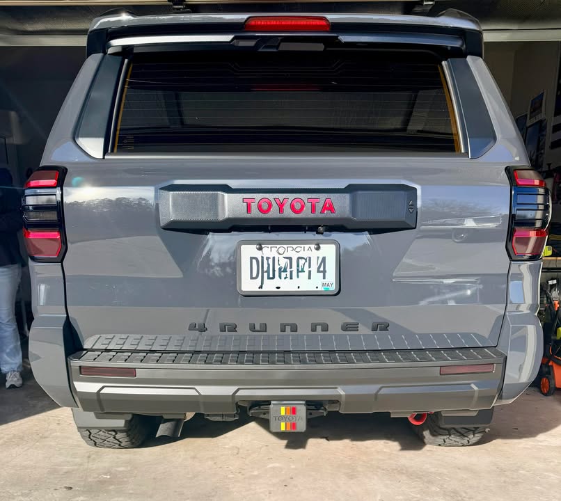 Acrylic OEM Hitch Cover Inserts - 2025+ 4Runner StickerFab