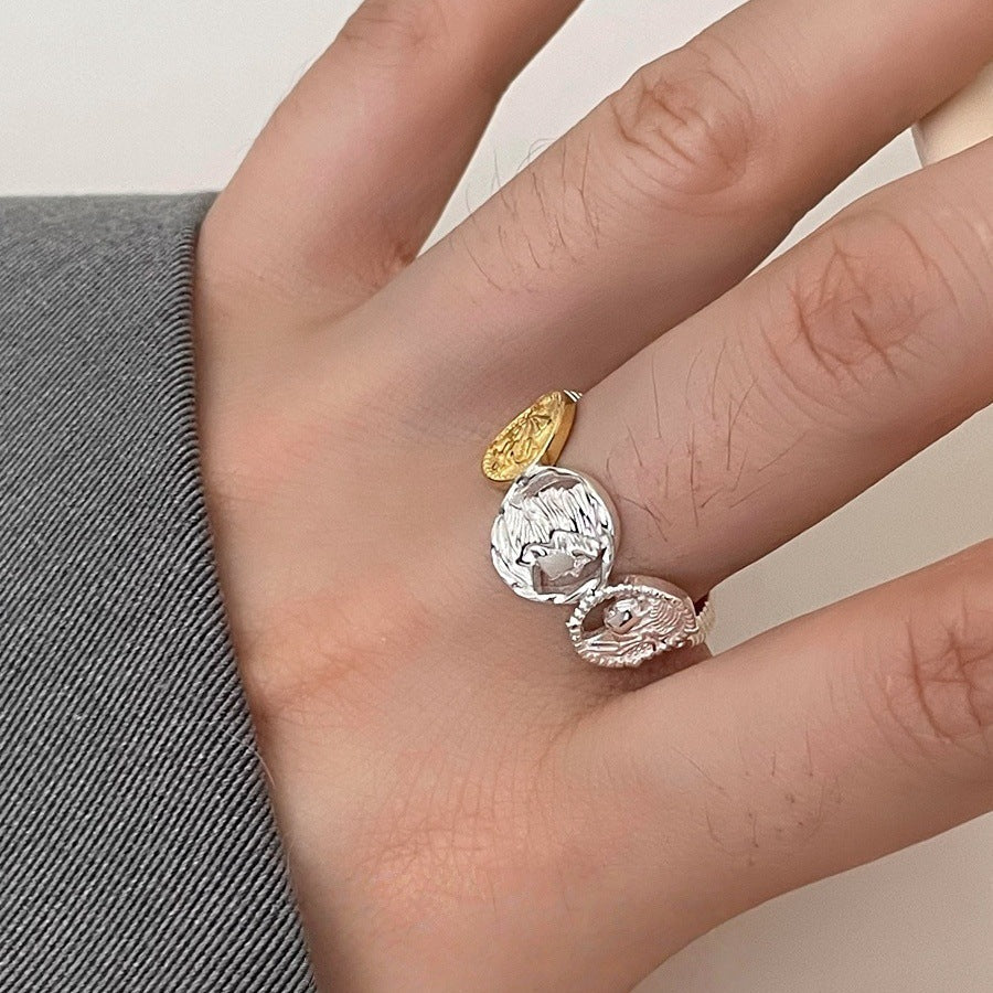 Minimalist S925 Sterling Silver Women Rings, Non-Fading Vintage Stylish Bands Vera Lux