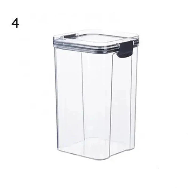 Multipurpose Food Storage Containers Set - Clear Jars with Lids for Cereal, Candy, and Dry Goods My Store