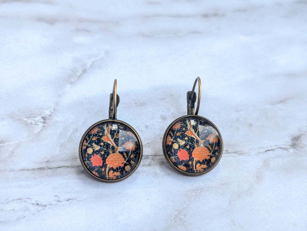 Beautiful Vintage Fall Earrings Rooted Home Goods