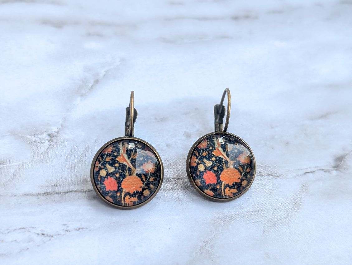 Beautiful Vintage Fall Earrings Rooted Home Goods