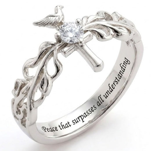 High-end Light-luxury Zircon-studded Ring Vera Lux