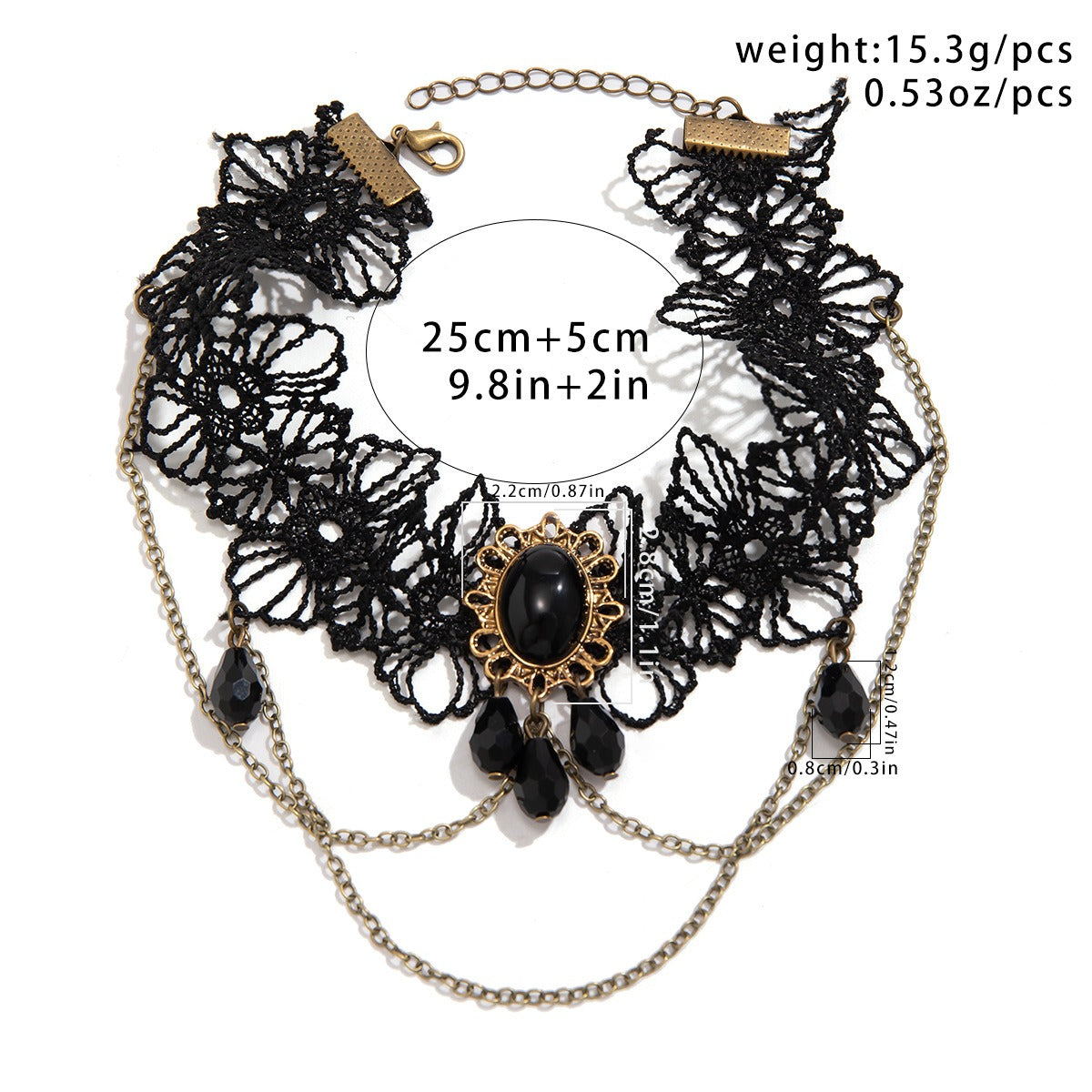 Vintage Lolita Lace Armlet Vera Lux