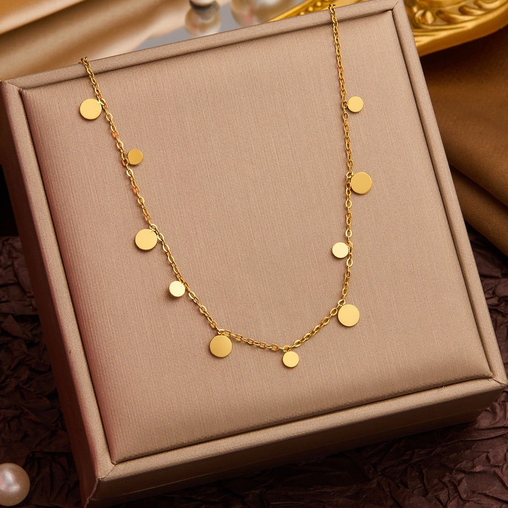 Water Drop Titanium Steel Necklace For Women Vera Lux