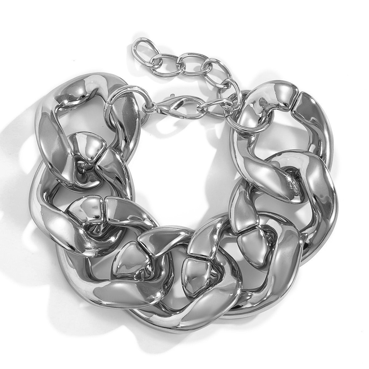 18k gold geometric hollow bracelet Vera Lux