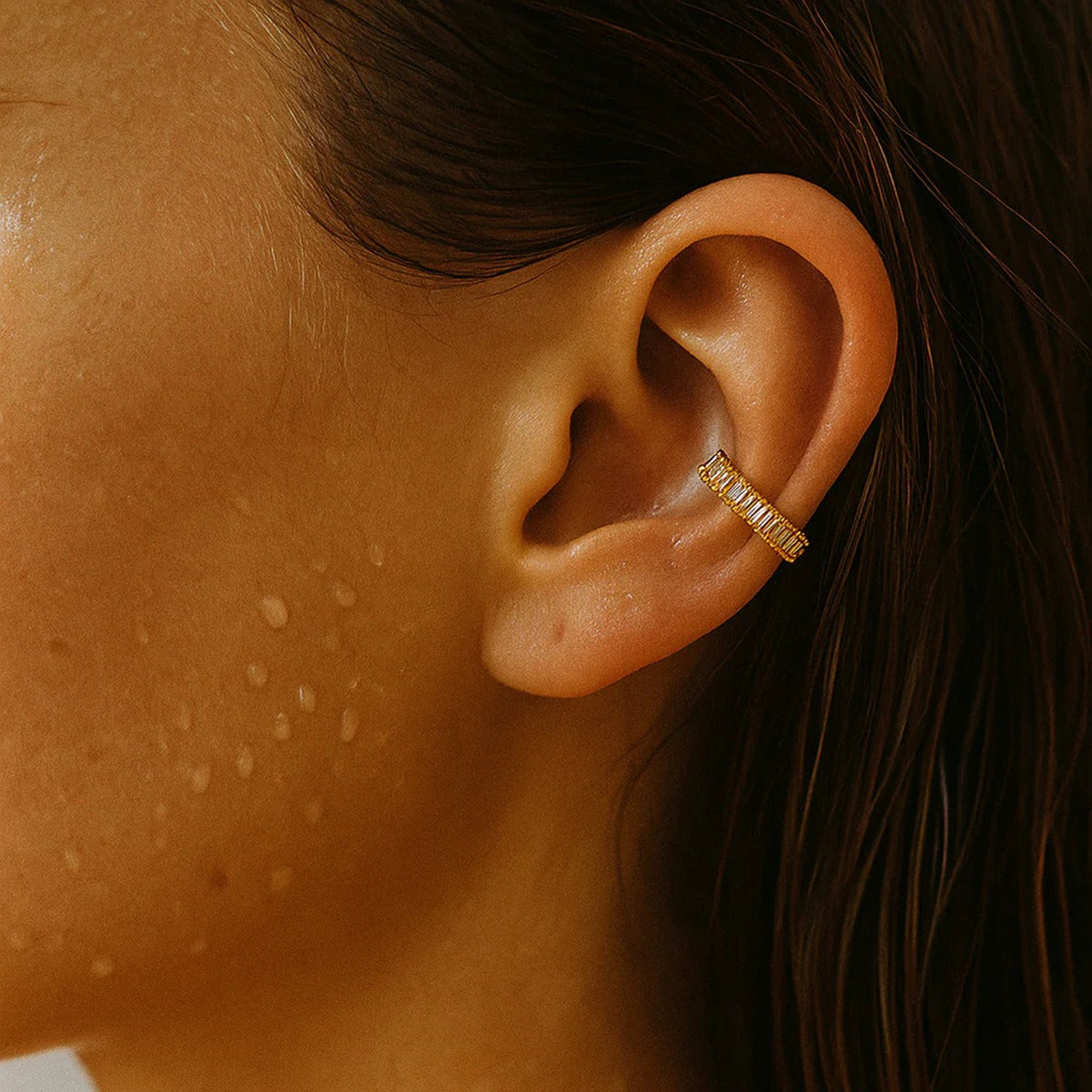 Light luxury, high-end zircon earrings Vera Lux