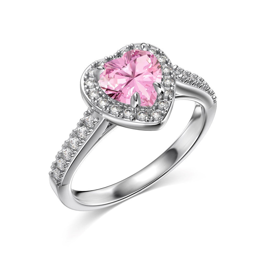 12 Zodiac Colorful Zircon Silver Ring For Women Vera Lux
