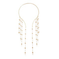 Draped Multi-Layer Heart Tassel Choker Vintage Futuristic Sexy Dress Neckpiece For Women Vera Lux
