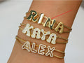 Personalized Bracelet Made By Combining English Letters Diy To Create A Name Vera Lux