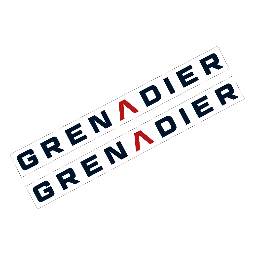 Grenadier 5" Stickers - 2024+ Grenadier StickerFab