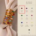Stainless Steel December Birthstone Ring Vera Lux