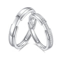 S925 silver diamond couple ring Vera Lux