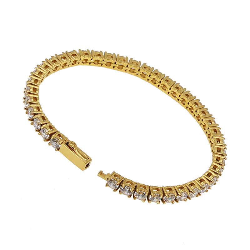Stainless Steel 316 Tennis Chain Inlaid With Zircon Vera Lux