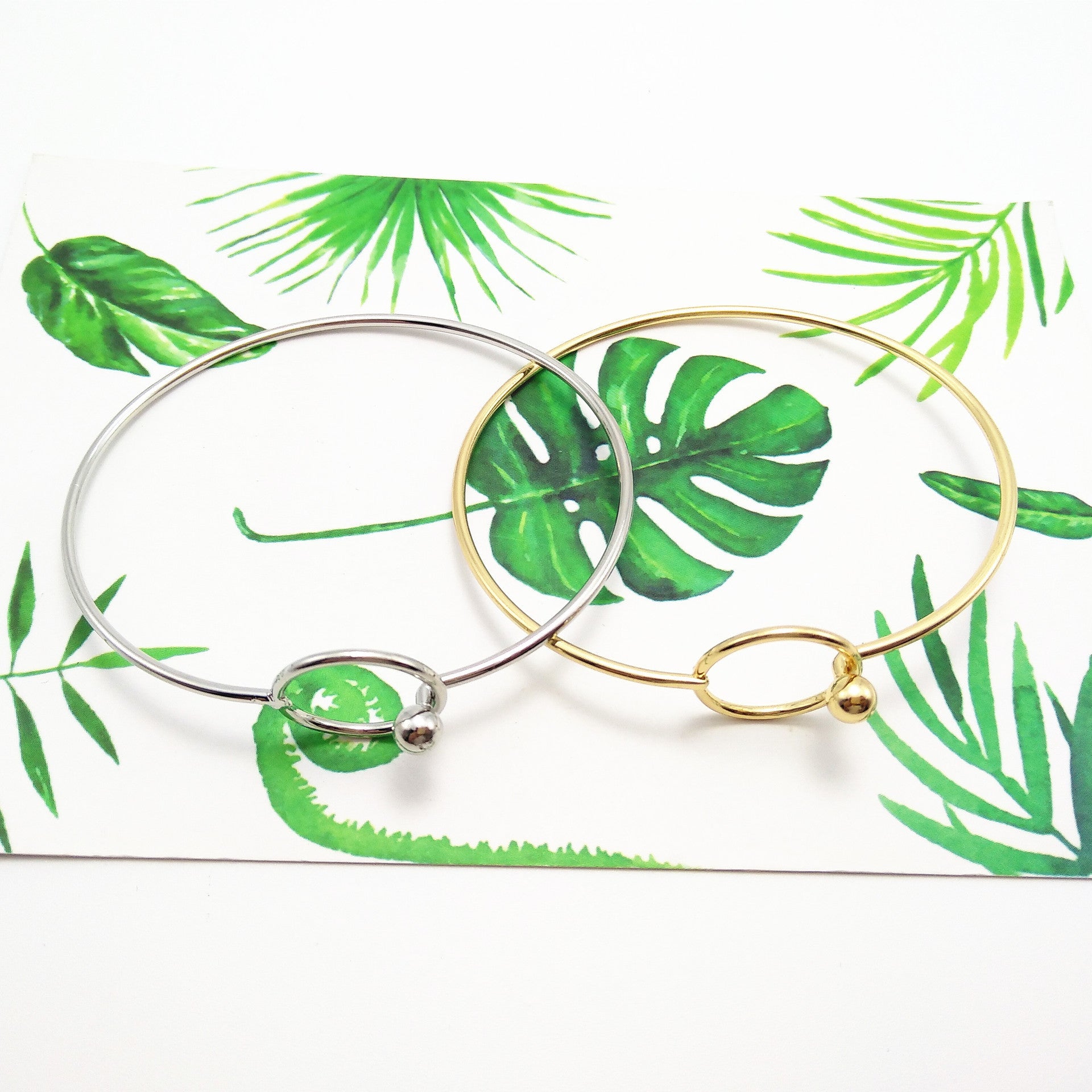 Korean-style Fashionable Snap-clasp Metal Bracelet Vera Lux
