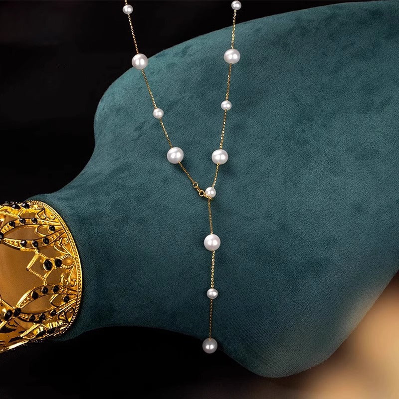 Freshwater Pearl Tassel Necklace For Women Vera Lux