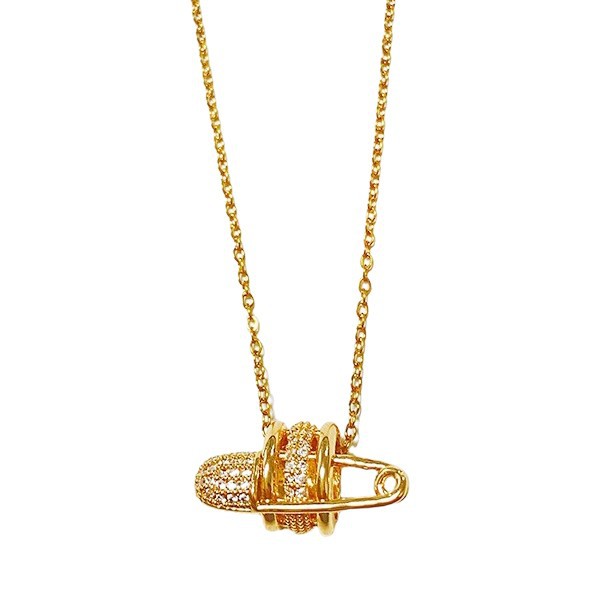 New Style Niche Diamond-Encrusted Pendant Minimalist Elegant All-Match Necklace Vera Lux