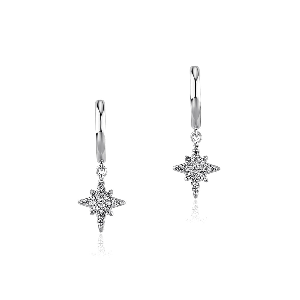 Close-set Zircon Cool Temperament Earrings Vera Lux