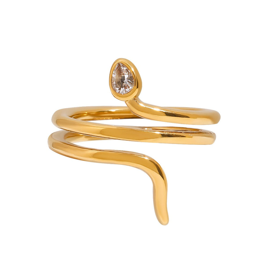 Light luxury snake ring Vera Lux