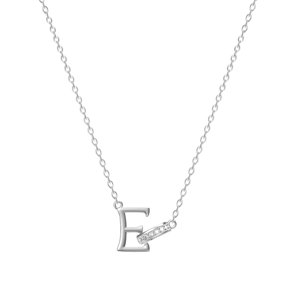 26-Letter Diamond-Embedded Unique Design Necklace For Women Vera Lux