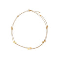 18K gold lightweight luxury pig nose necklace Vera Lux