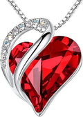 Geometric Heart Of The Ocean Crystal Necklace High-End Vera Lux