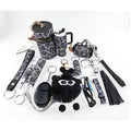 Diamond-Embellished Creative Portable 12-Piece Keychain Set Vera Lux