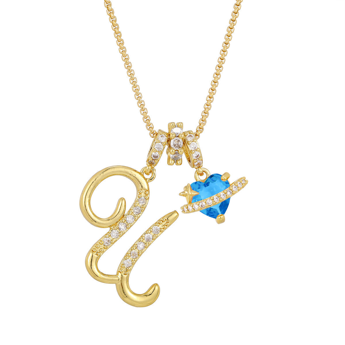 26-letter Alphabet Necklace Dainty And Luxe For Girls Vera Lux