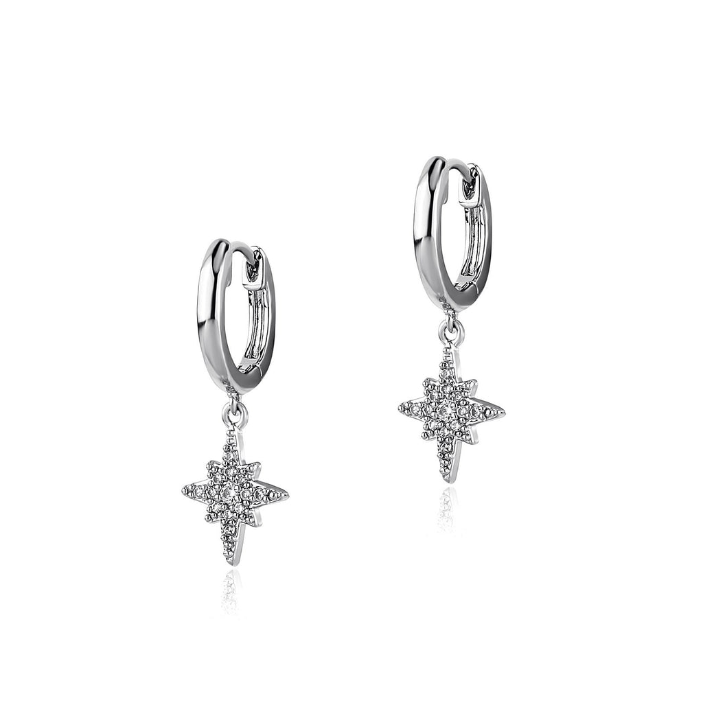 Close-set Zircon Cool Temperament Earrings Vera Lux