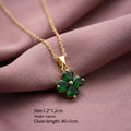 Light Luxury Fashionable Versatile New Diamond-Encrusted Four-Leaf Clover Necklace For Women Vera Lux