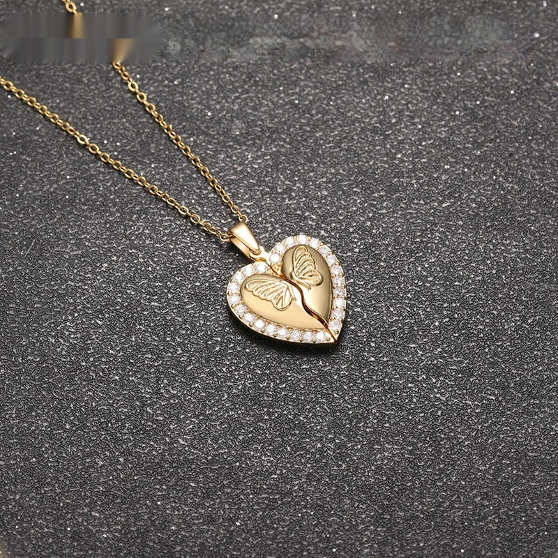 Floral Clavicle Chain Open-and-close Necklace Vera Lux