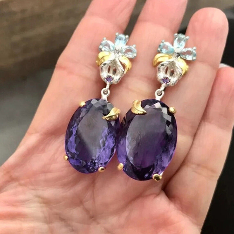 Luxury Floral Earrings For Women Stylish Light Luxury Design Vera Lux