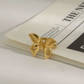 18K gold butterfly design exquisite and noble ring Vera Lux