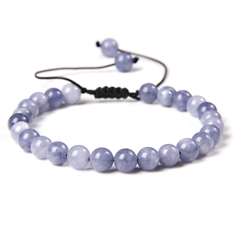 6mm Natural Stone Beads Womens Bracelet Yoga Energy Sports Vera Lux