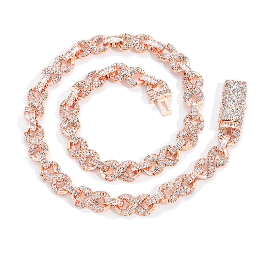 Unique Cuban-link Necklace For Men And Women Niche Style Collarbone-length Vera Lux