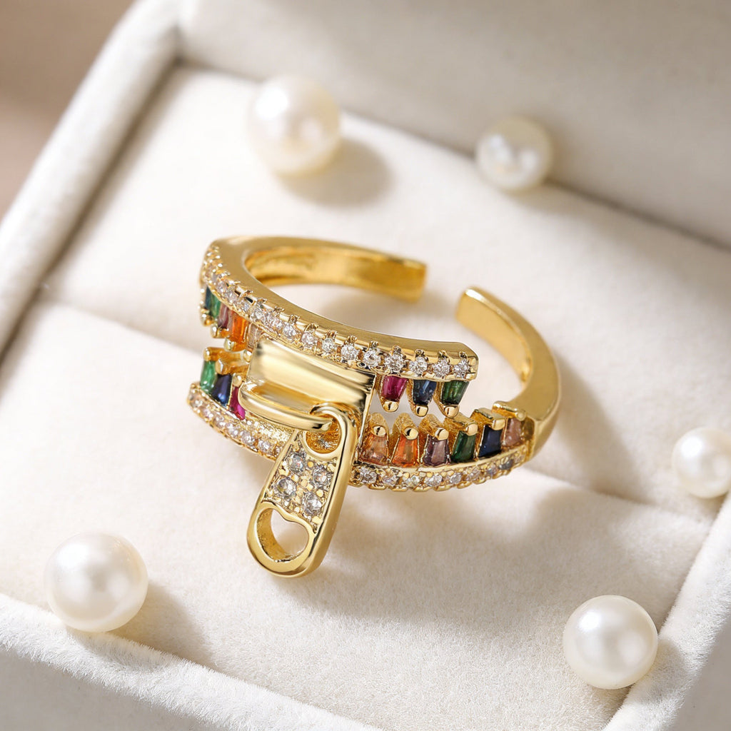 Niche High-end Fashion Zircon Ring Vera Lux