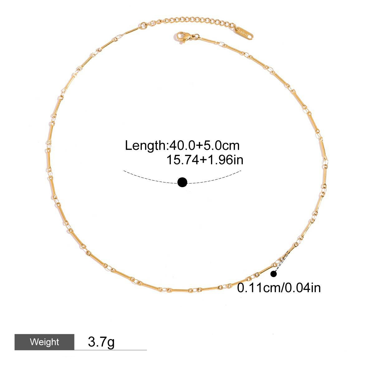 18K Gold Chain Design Exquisite Fashion Necklace Vera Lux