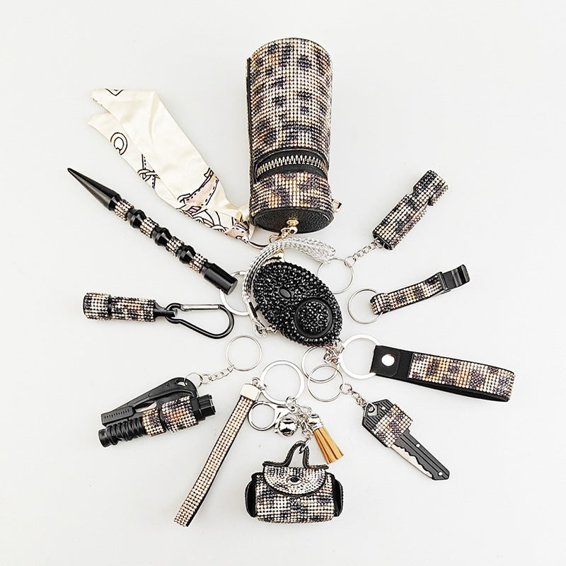 Creative Portable 10-Piece Keychain Set Vera Lux