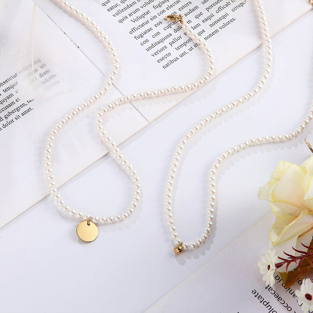 Women's Simple All-Match Freshwater Pearl Necklace Vera Lux