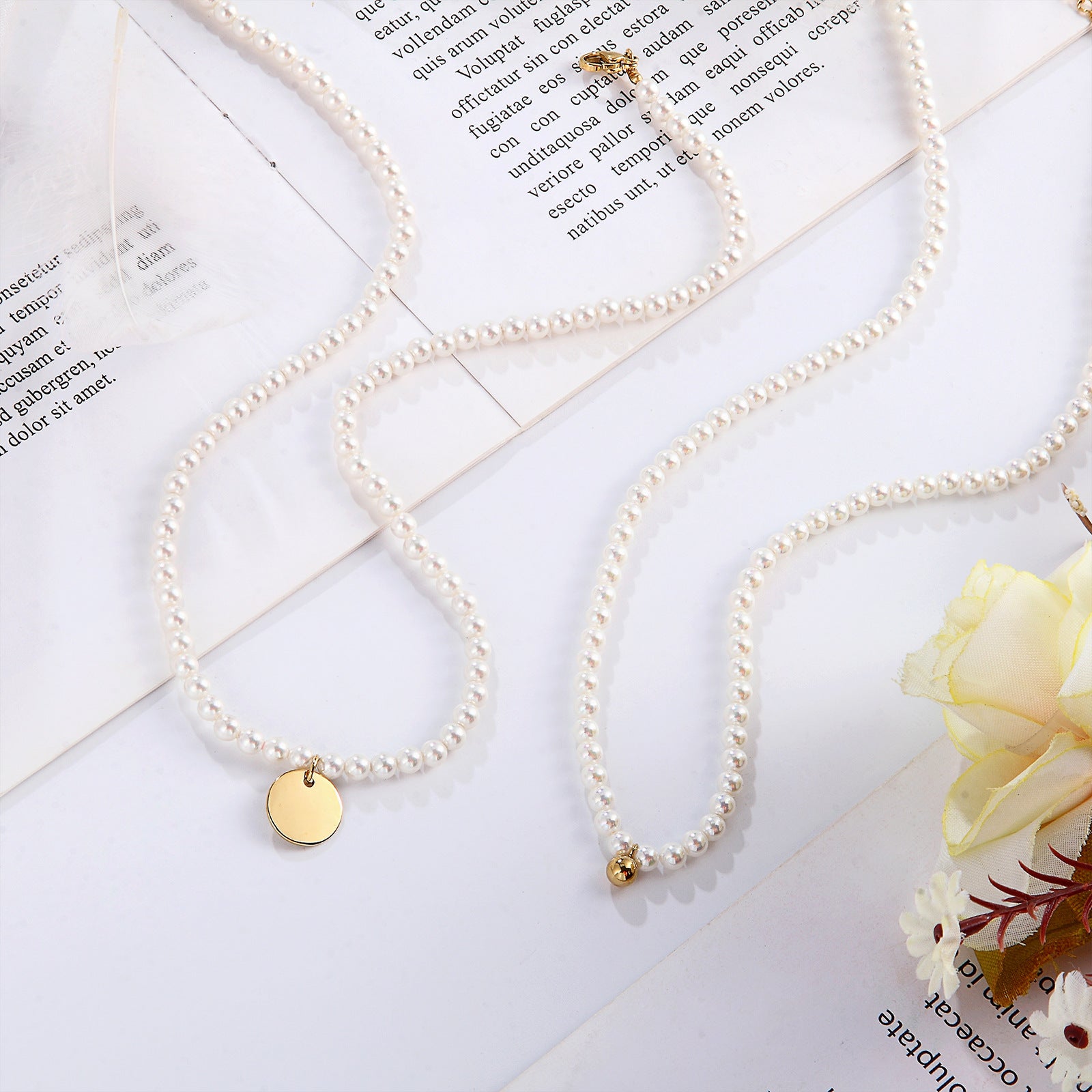 Women's Simple All-Match Freshwater Pearl Necklace Vera Lux